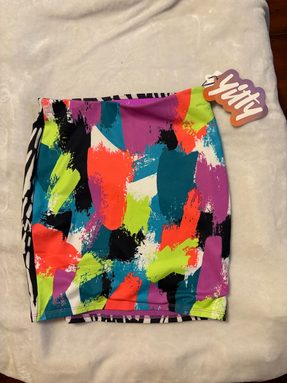 YITTY Major Label cutout miniskirt